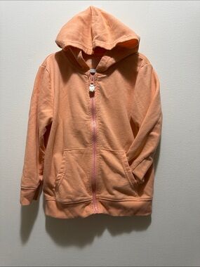 Cat & Jack Peach Zip Hoodie with Front Pockets